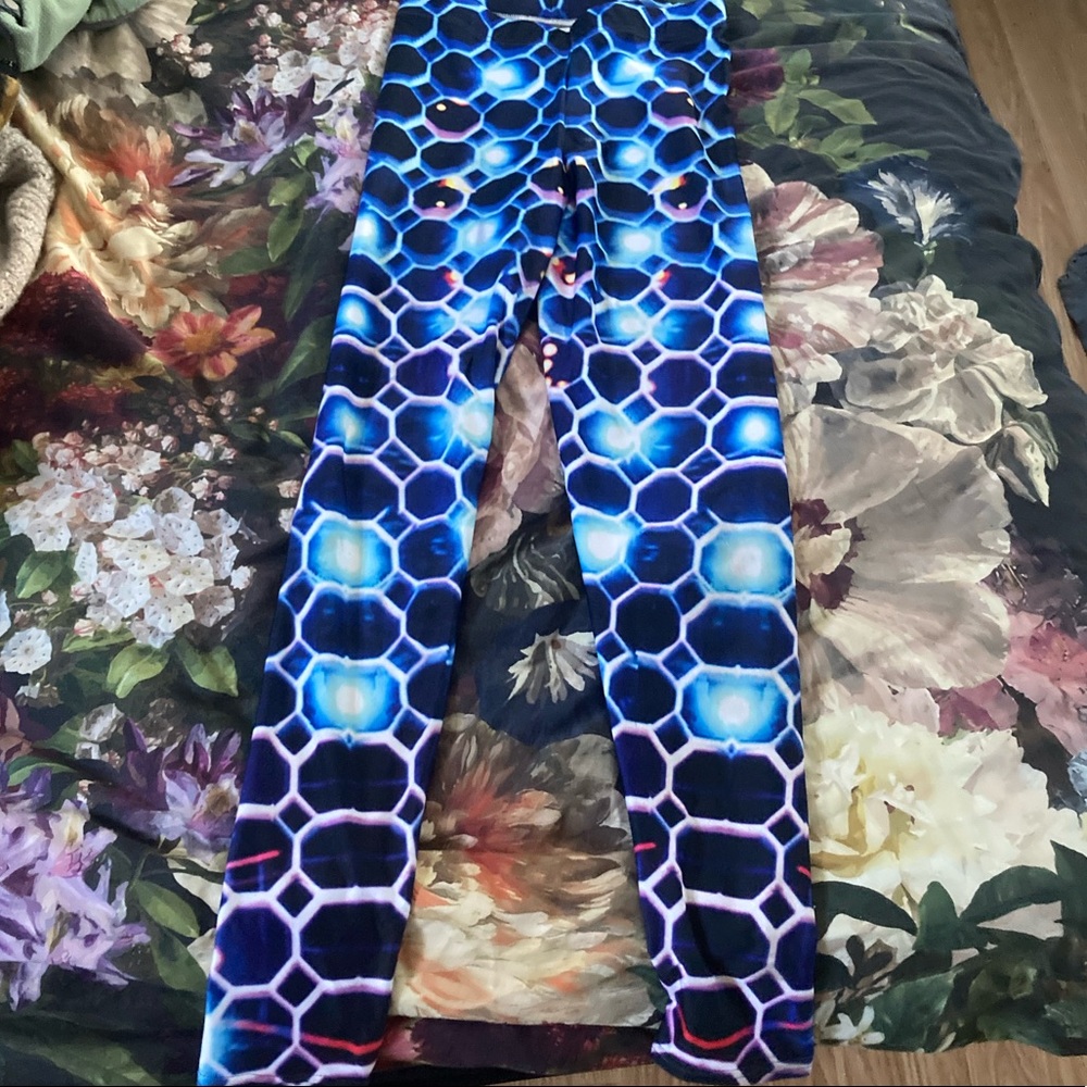 Electric Honeycomb Leggings M